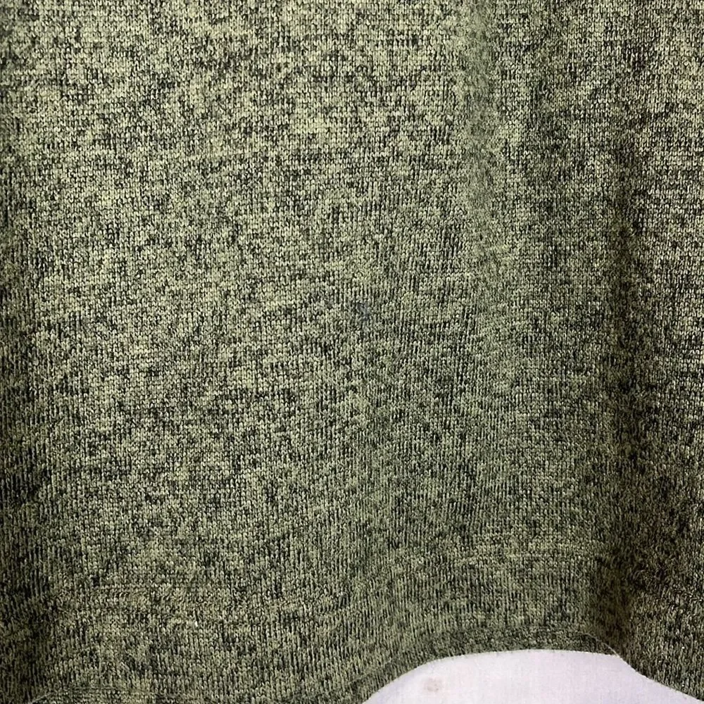 Soft Green Telluride 1/4 Zip Sweatshirt - Picture 3 of 5
